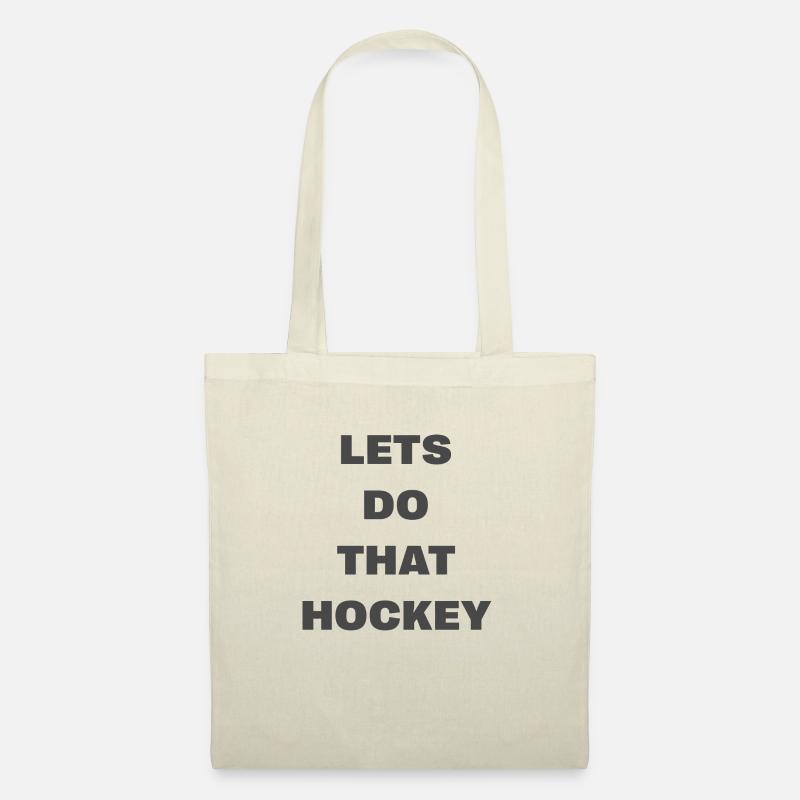 LETS DO THAT HOCKEY - Stoffbeutel - Natur
