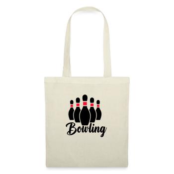 bowling - Sac en tissu - nature - Devant
