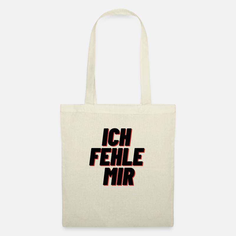 Ich fehle mir - Stoffbeutel - Natur