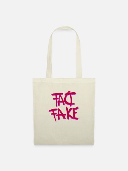 Fact or Fake - Stoffbeutel - Natur