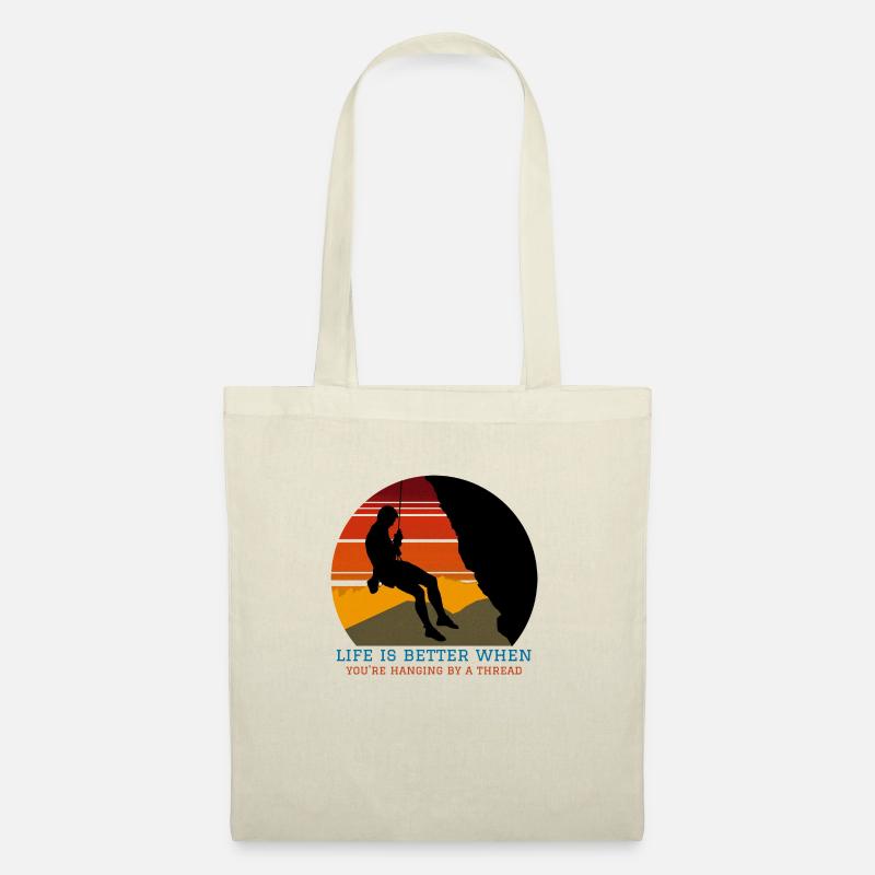 LIFE IS BETTER WHEN YOU'RE HANGING BY A THREAD - Tote Bag - nature