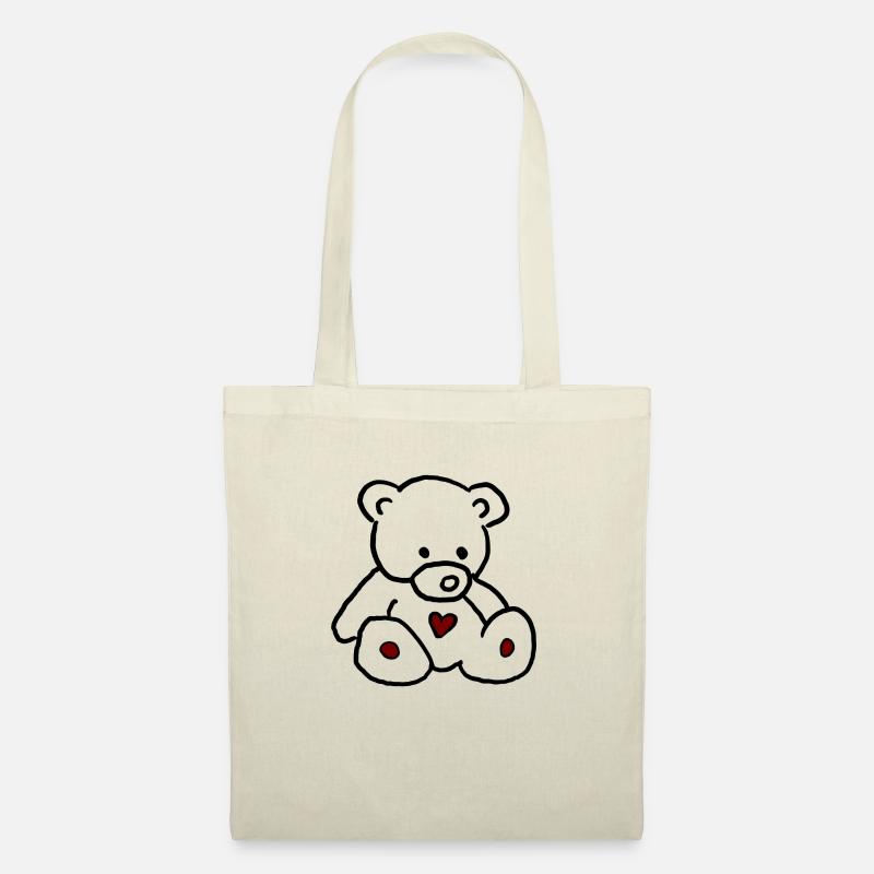 Teddy Bear - Stoffbeutel - Natur