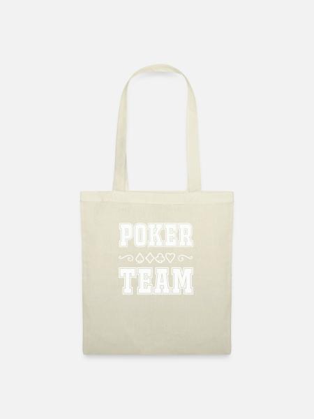 poker team - Stoffbeutel - Natur