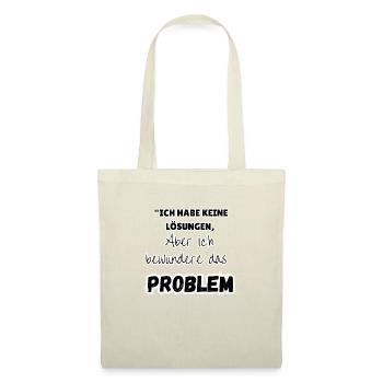 « Solution au problème » - Sac en tissu - nature - Devant
