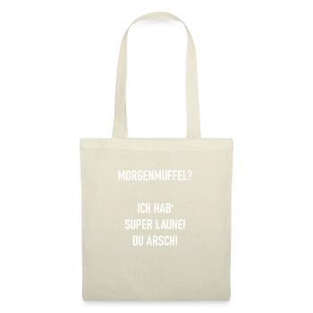 Morgenmuffel - Stoffbeutel - Natur - Vorne