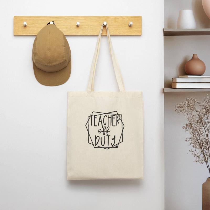 Enseignant hors service Fun Relaxation Time Design Sac en tissu
