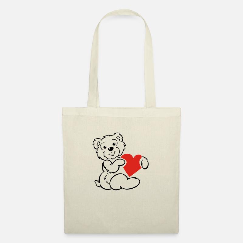 loveteddy - Stoffbeutel - Natur