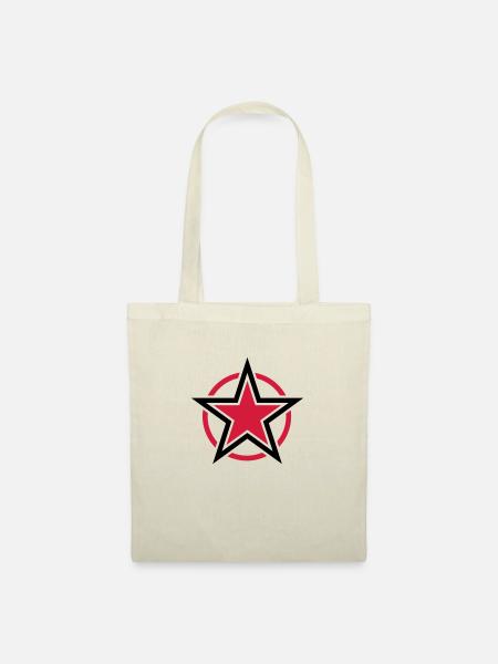 star - Stoffbeutel - Natur