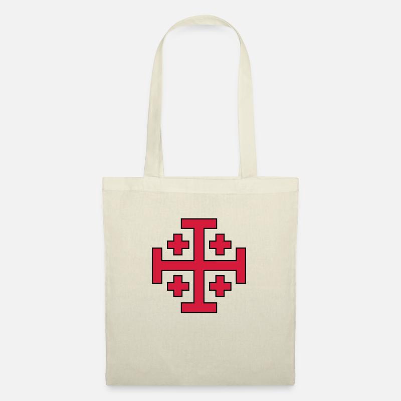 Jerusalem Cross - Tote Bag - nature