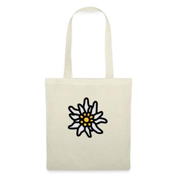 T-Shirt "Edelweiss" for , Dirndl, - Tote Bag - nature - Front