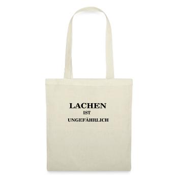 Lachen - Stoffbeutel - Natur - Vorne
