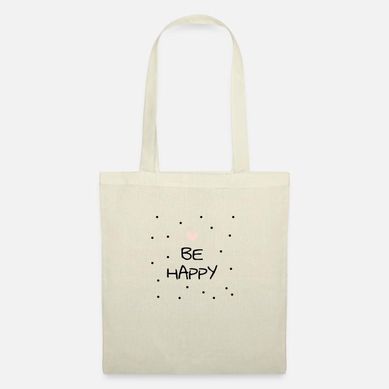 Être heureux - Sac en tissu - nature