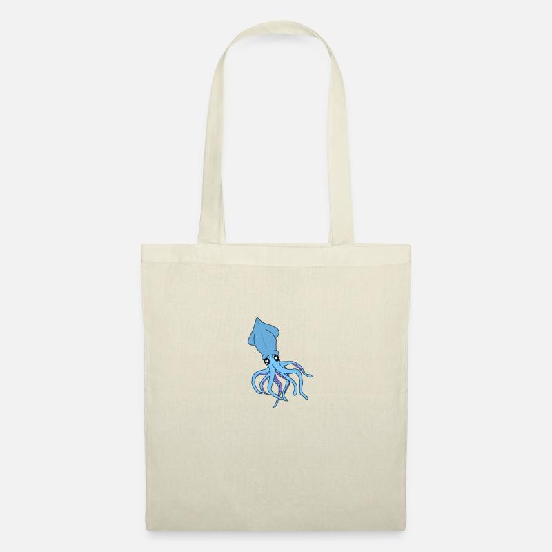 Conception de calamars - Sac en tissu - nature
