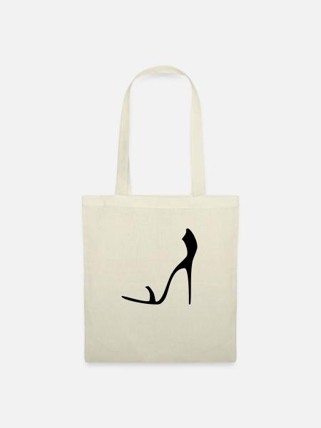 high_heels_pumps_stiletto - Stoffbeutel - Natur