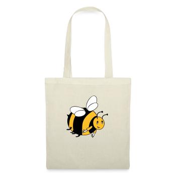 Hummel mit deinen Farben - Stoffbeutel - Natur - Vorne