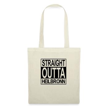 Straight outta Heilbronn - Stoffbeutel - Natur - Vorne