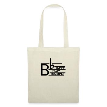Be happy play Trumpet - Sac en tissu - nature - Devant