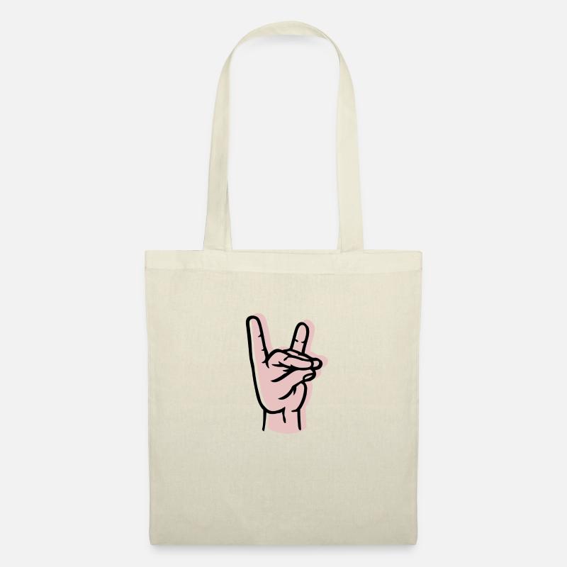 Hand - fox - offset - Tote Bag - nature