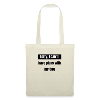 dog - plans with my dog - Tote Bag - nature - Front