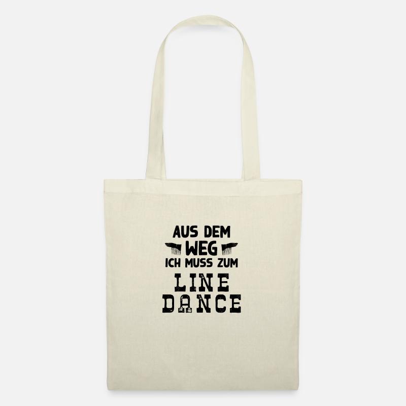 Line Dance Linedance Geschenk - Stoffbeutel - Natur