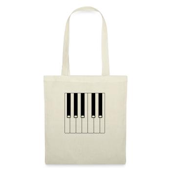piano - Sac en tissu - nature - Devant