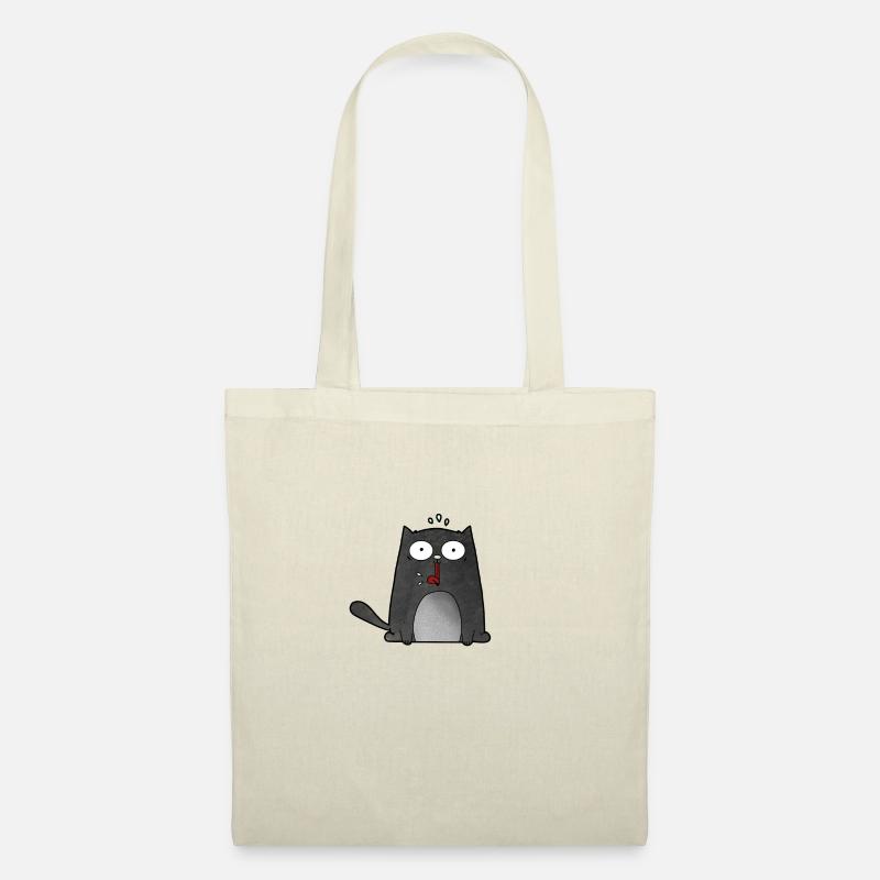Doofe Katze - Stoffbeutel - Natur