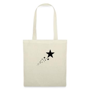 étoile - Sac en tissu - nature - Devant