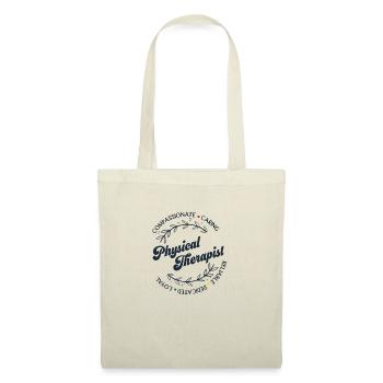 Physiotherapie Shirts Physical Therapist Geschenke - Stoffbeutel - Natur - Vorne