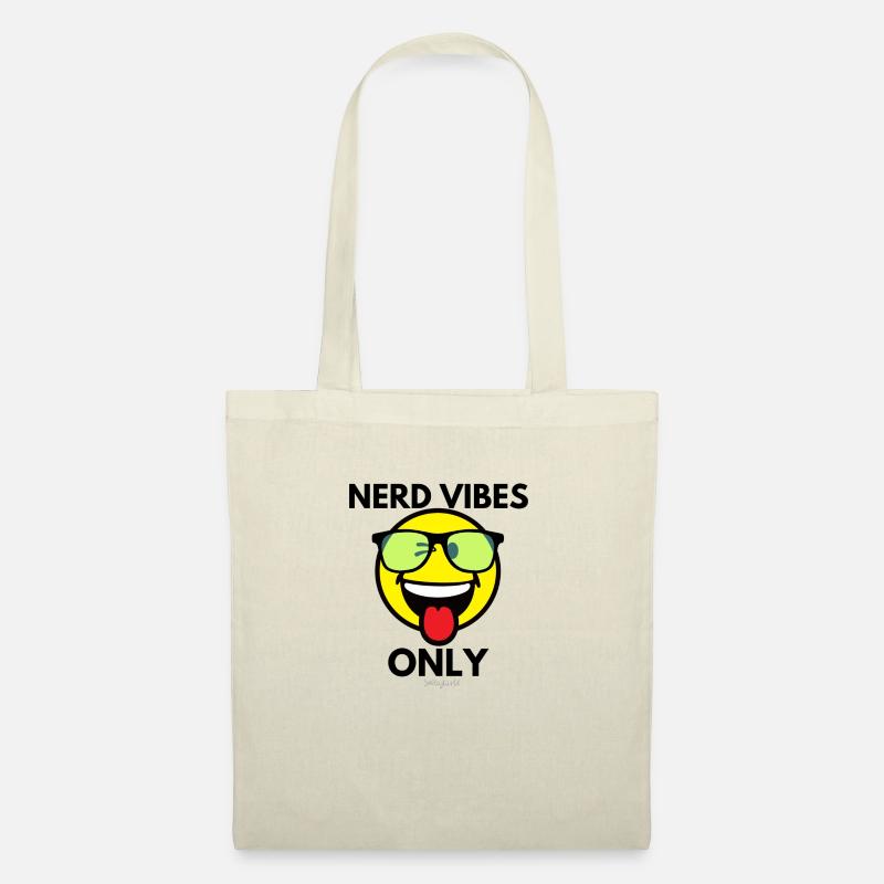 NERD VIBES ONLY - Stoffbeutel - Natur