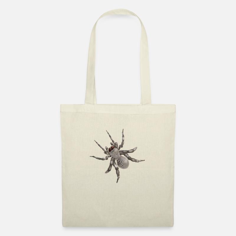 Spinne - Stoffbeutel - Natur