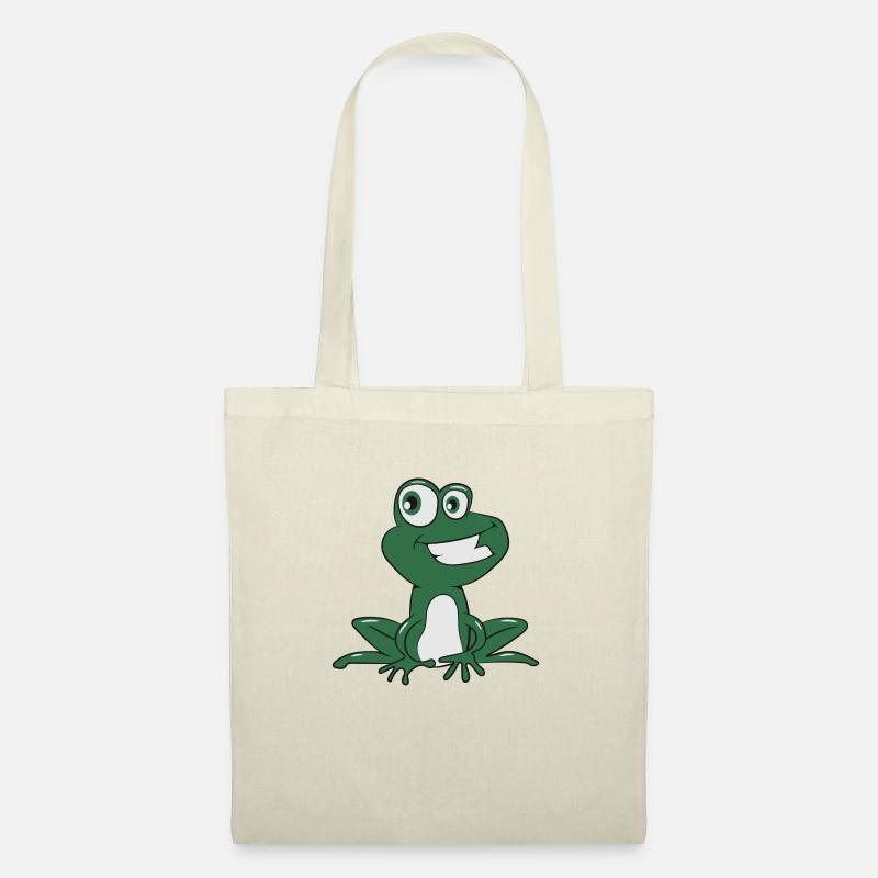 Frosch Wasser Teich - Stoffbeutel - Natur