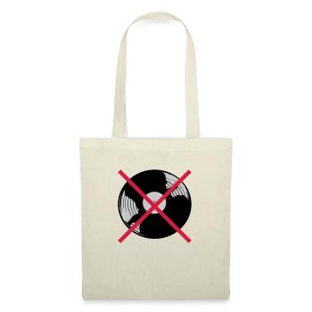 Musique de disque vinyle interdite - Sac en tissu - nature - Devant