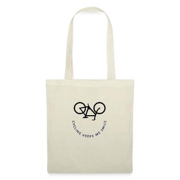 cycling keeps me smile - Tote Bag - nature - Front