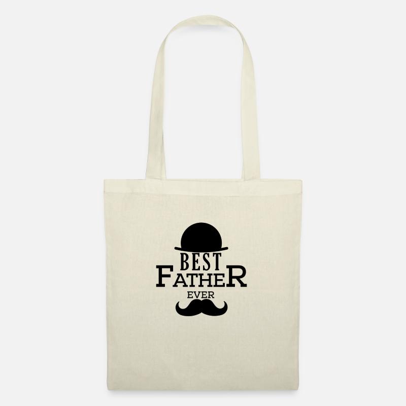 Best father ever - Stoffbeutel - Natur