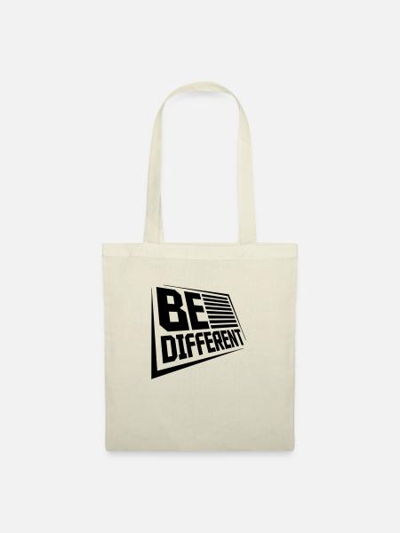 Be different Logo Design - Stoffbeutel - Natur
