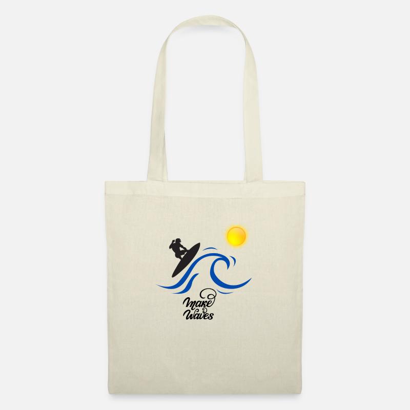Surfen - Stoffbeutel - Natur