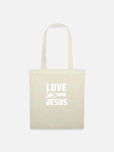 Love me some Jesus - Stoffbeutel - Natur