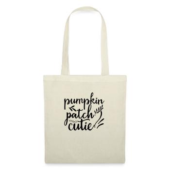 18 patch de citrouille cutie - Sac en tissu - nature - Devant