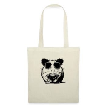 Guinea pig cool sunglasses funny vector 1 - Tote Bag - nature - Front