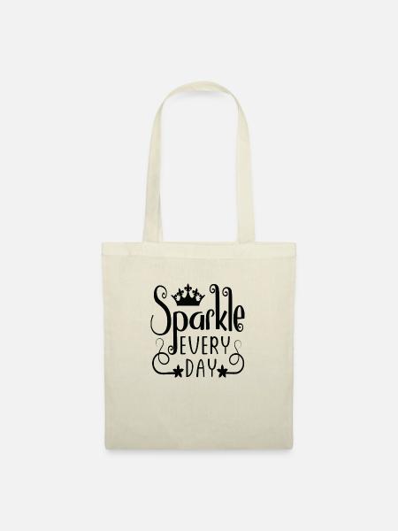 Sparkle Every Day - Stoffbeutel - Natur