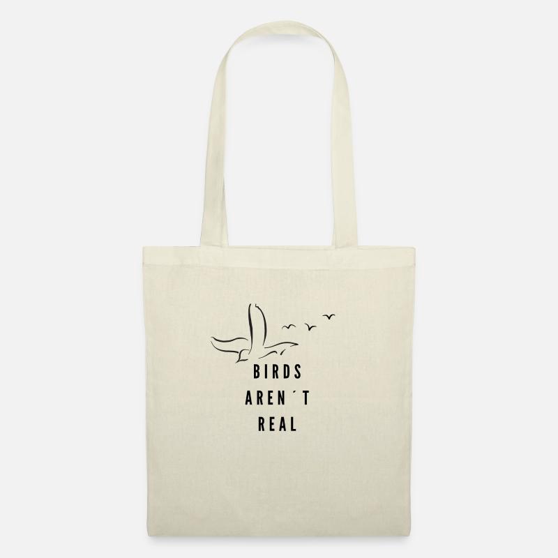 Birds aren´t real fun quote - Stoffbeutel - Natur