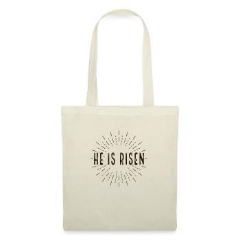 He is Risen - Stoffbeutel - Natur - Vorne