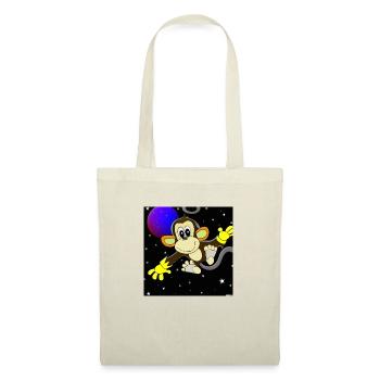 A cartoon of a monkey in space - Stoffbeutel - Natur - Vorne
