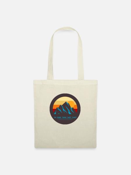 Adventure Travel Hiking Mountain - Stoffbeutel - Natur