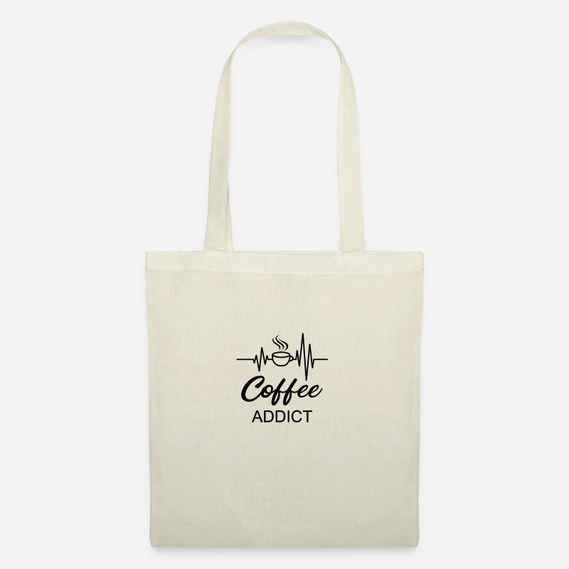 Coffee Addict - Stoffbeutel - Natur