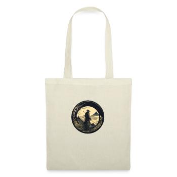 No 12 : Art Japonais Samouraï Fighter Ukiyo_e Style - Sac en tissu - nature - Devant