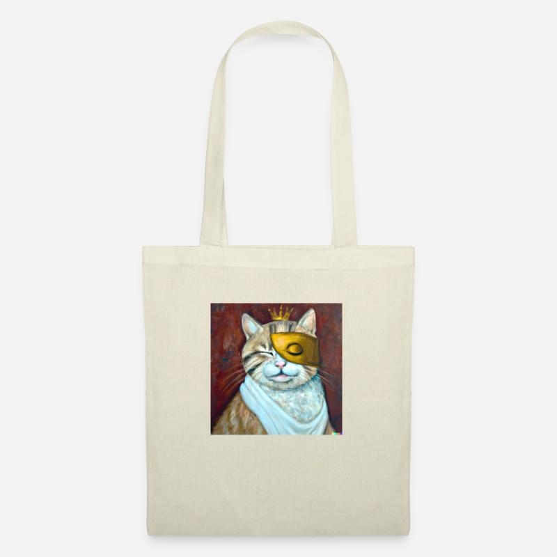 Blind Cat 16 - Stoffbeutel - Natur