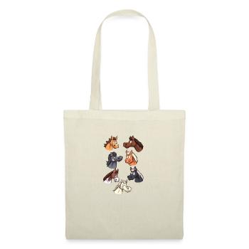Cute Horse Heads - Tote Bag - nature - Front
