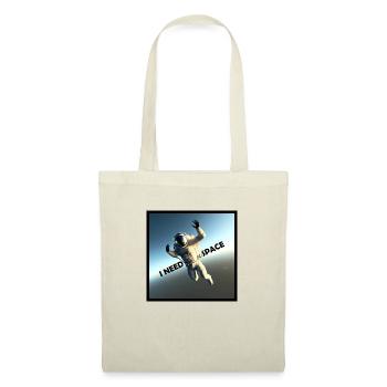Astronaut I Need Space Lustig Funny - Stoffbeutel - Natur - Vorne