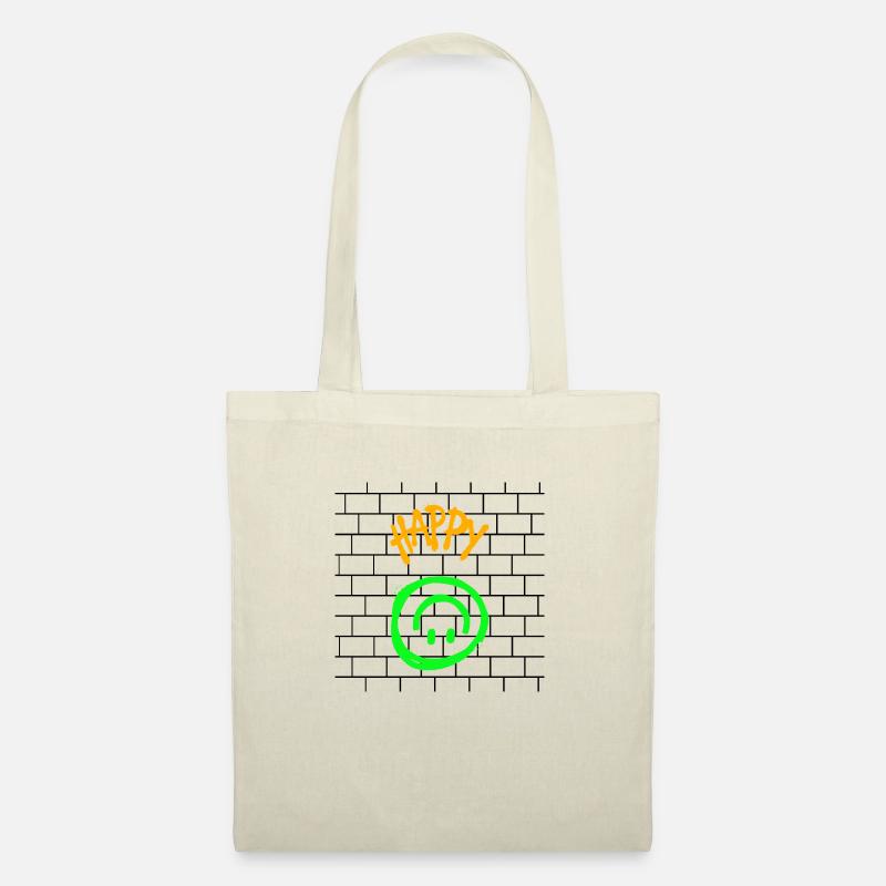 Conception HappyWall - Sac en tissu - nature